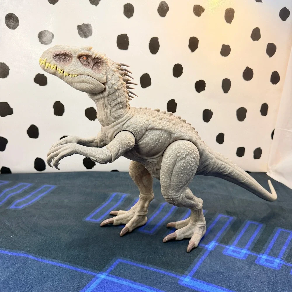 Mattel Jurassic World Indominus Rex Action Figure Kids Gray Dinosaur Toy